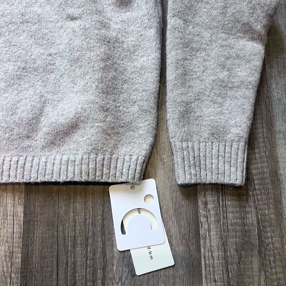 Cozy Warm oatmeal beige soft cozy  Sweater Womens Large - Picture 3 of 6